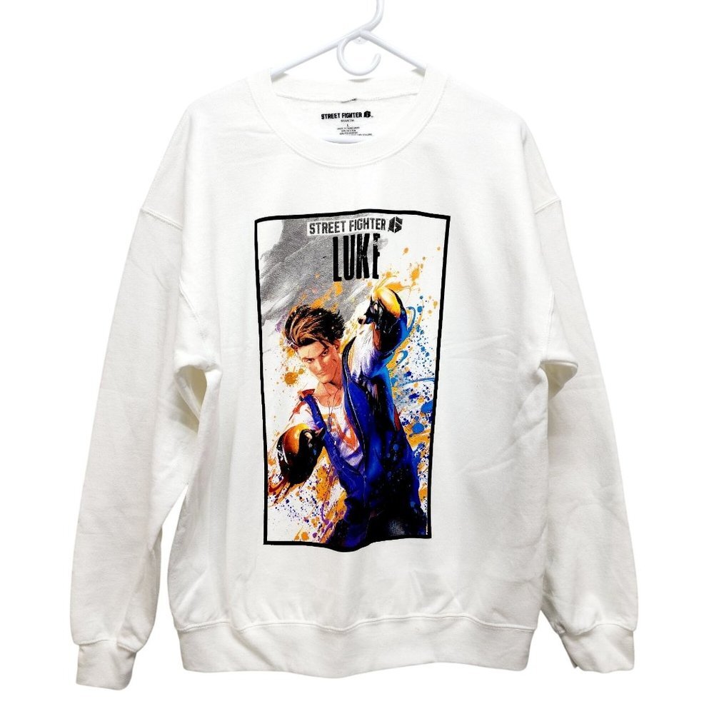 Street Fighter Men's & Big Men's Graphic Fleece Sweatshirt Sizes L